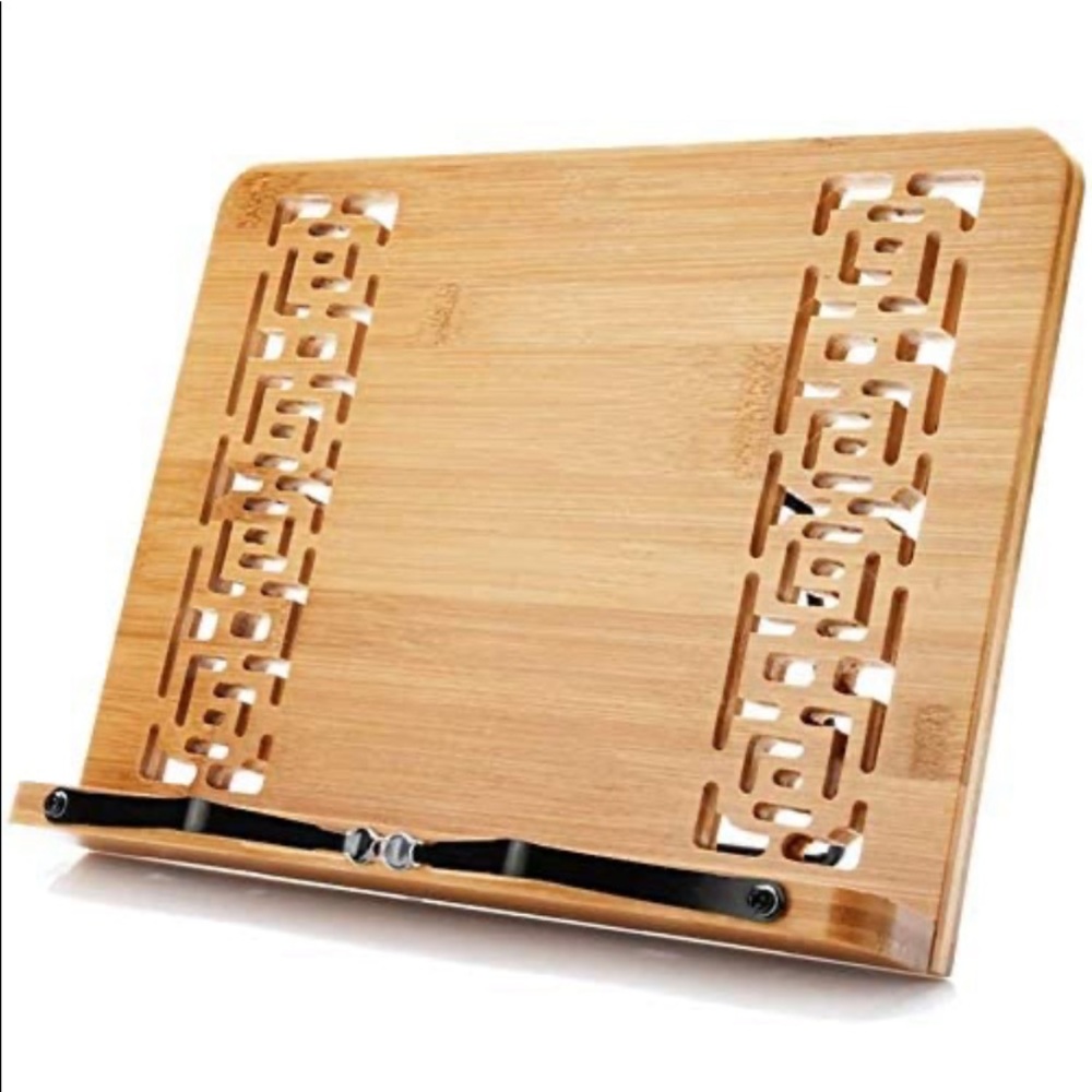 bamboo book stand